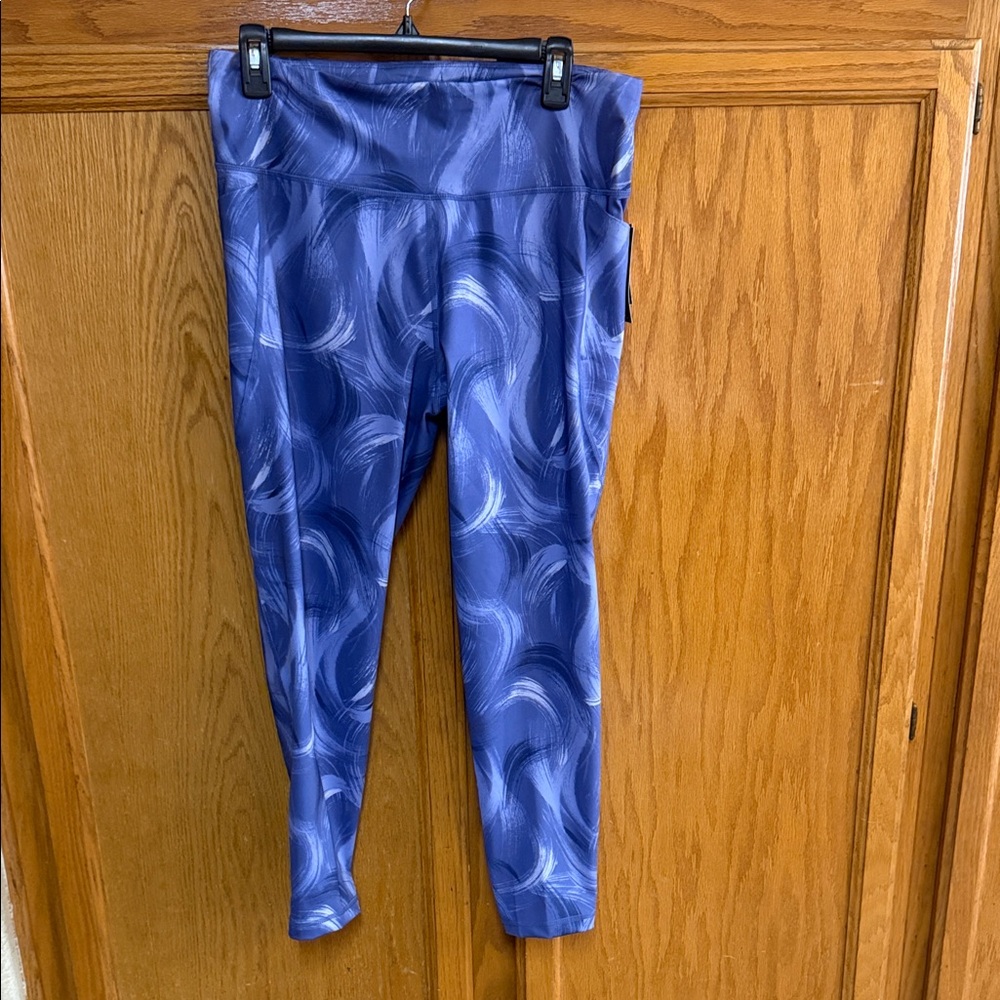 Ideology Abstract Blue Leggings
